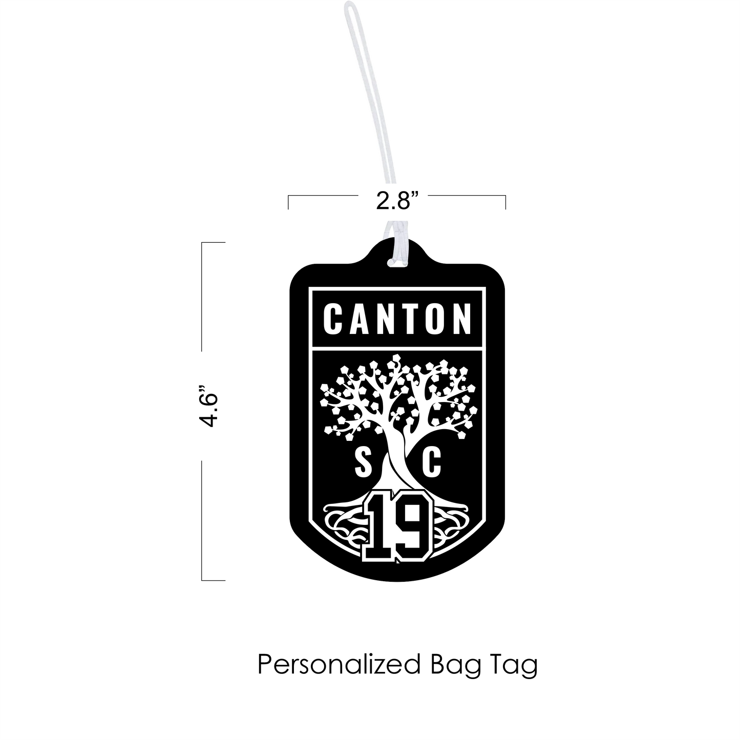Canton SC - Bag Tags & XL Car Decals