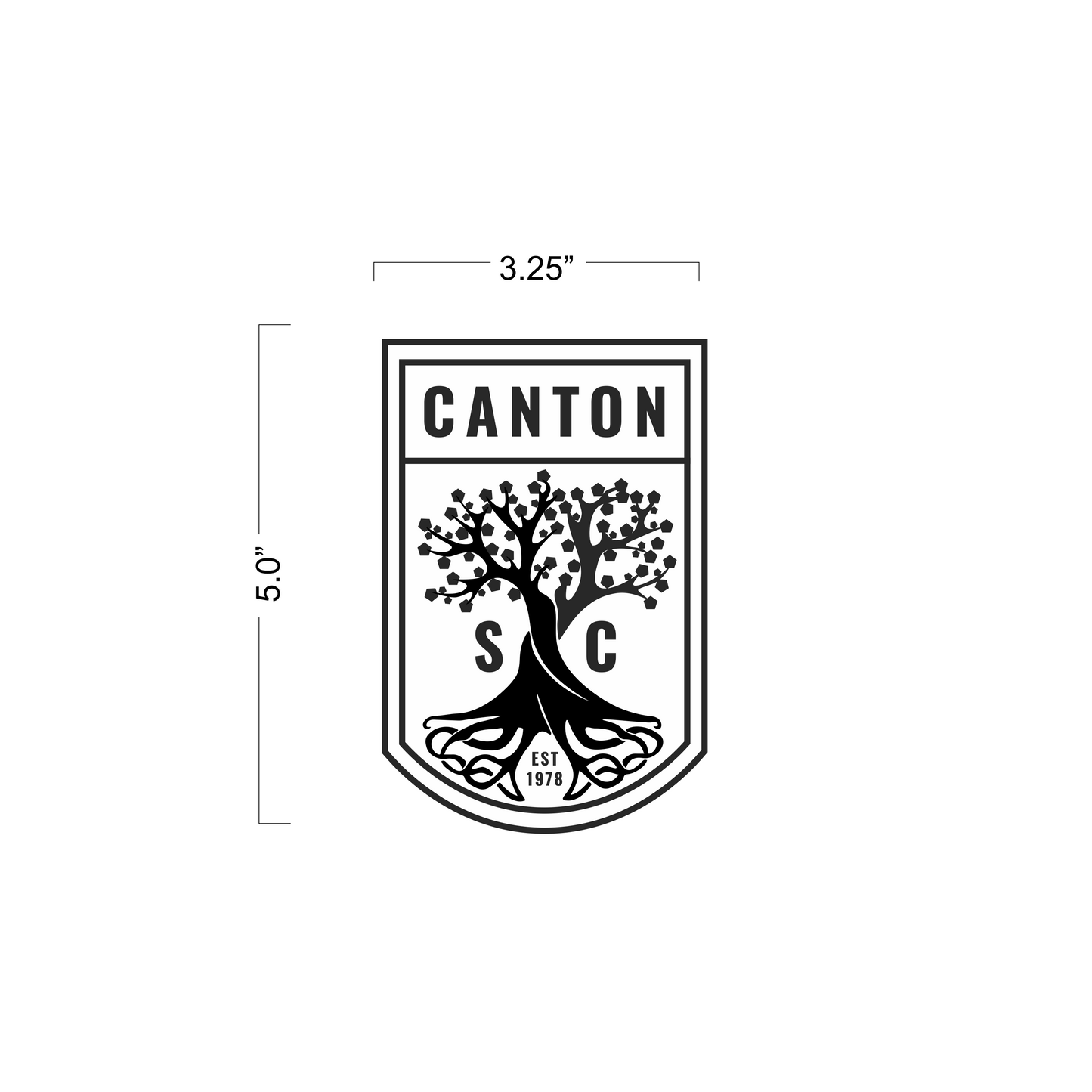 Canton SC - Bag Tags & XL Car Decals