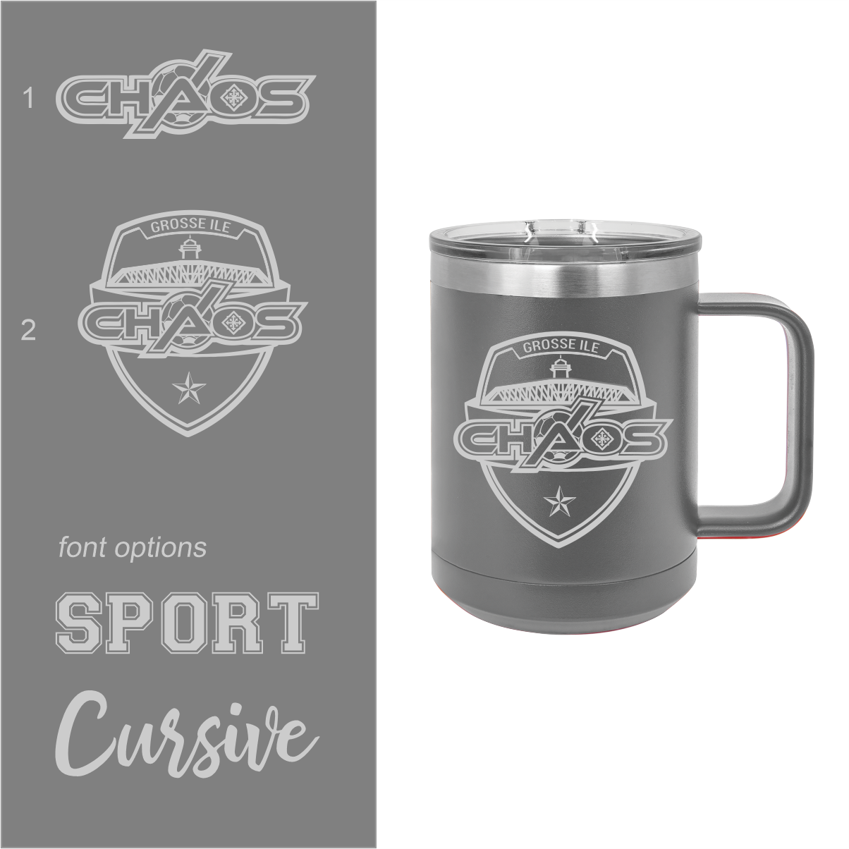 CHAOS Personalized Drinkware