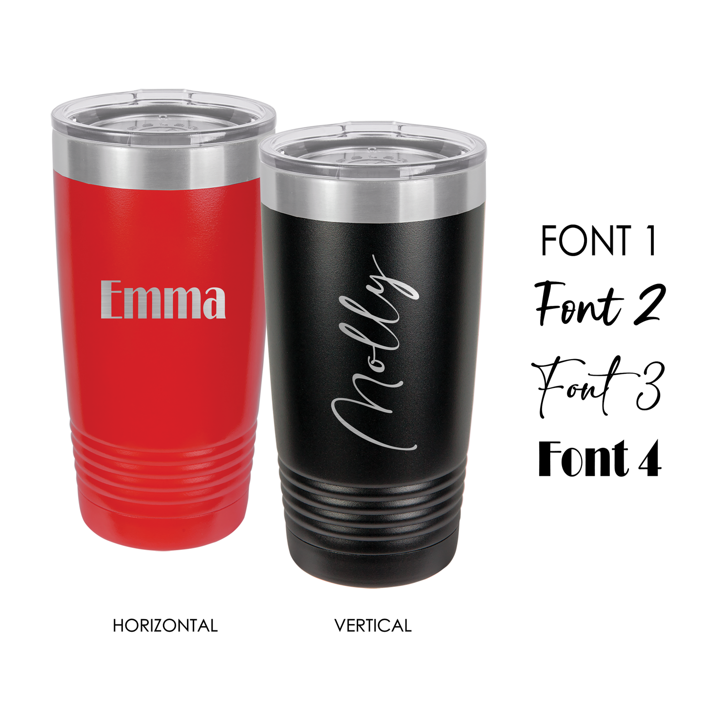 20 oz Laser Engraved Tumbler