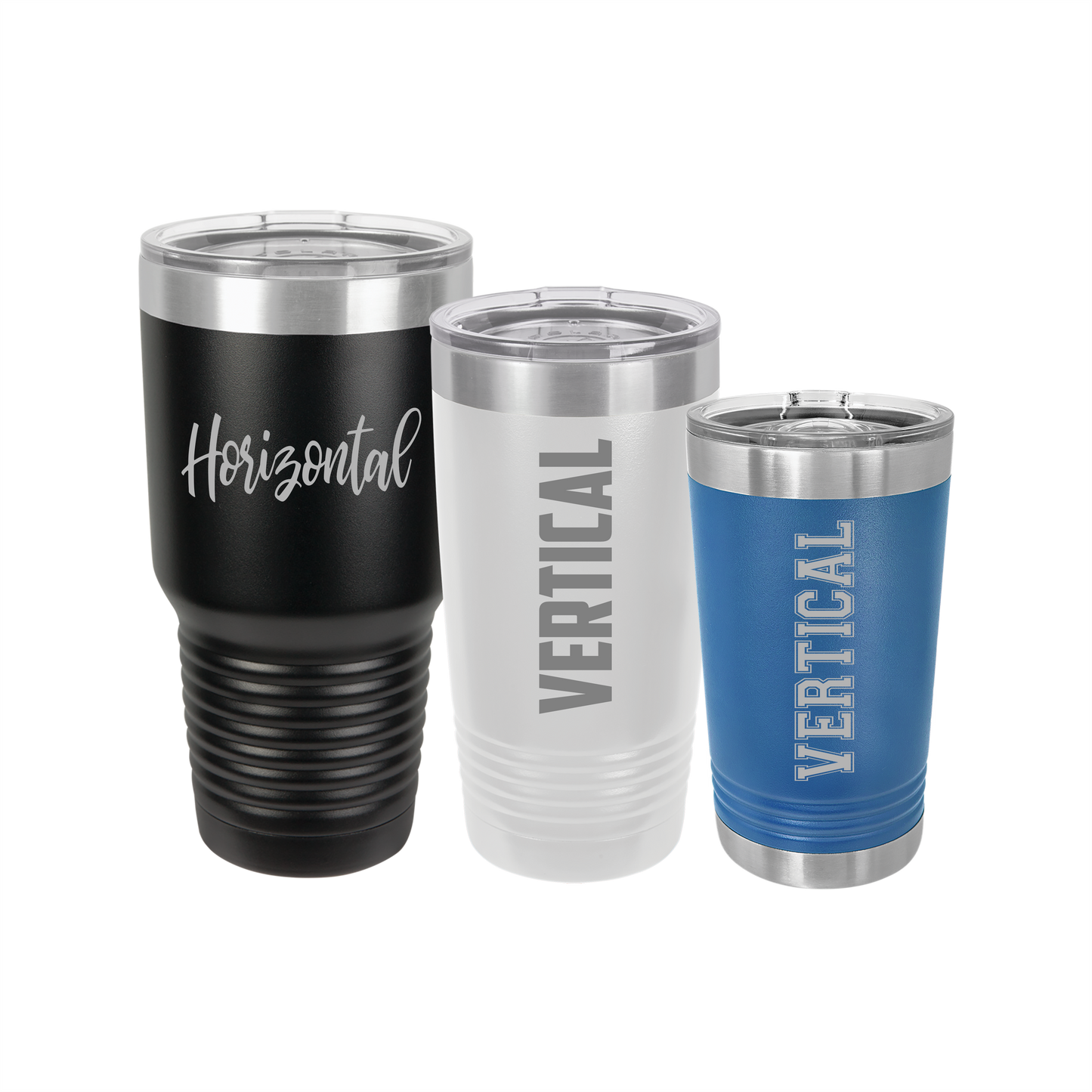 Standard Tumblers, 3 sizes