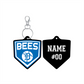 Detroit Bees - Personalized Bag Tag