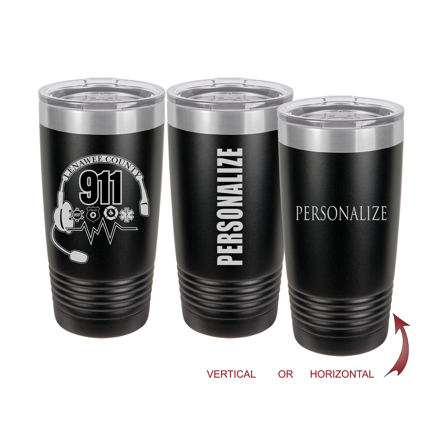 Lenawee 911 TUMBLERS & COFFEE MUGS