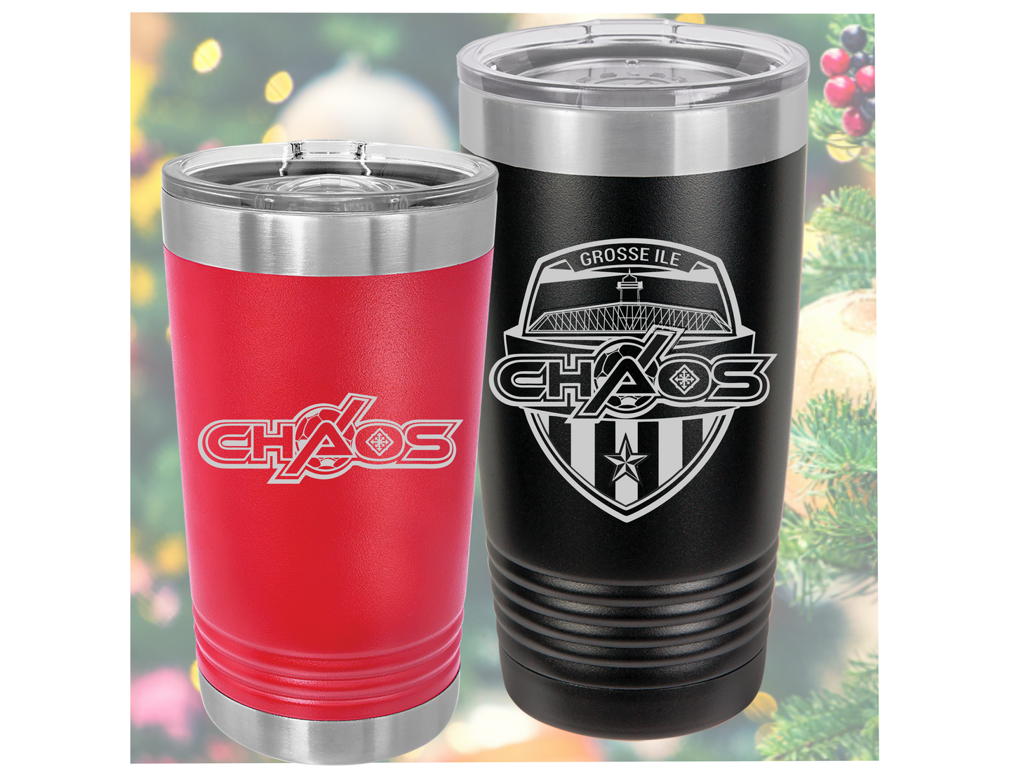 CHAOS Personalized Drinkware